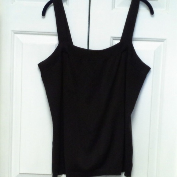 Katherine Barclay Tops - Brown Ribbed Sweater Tank Top *HOST PICK x 2*